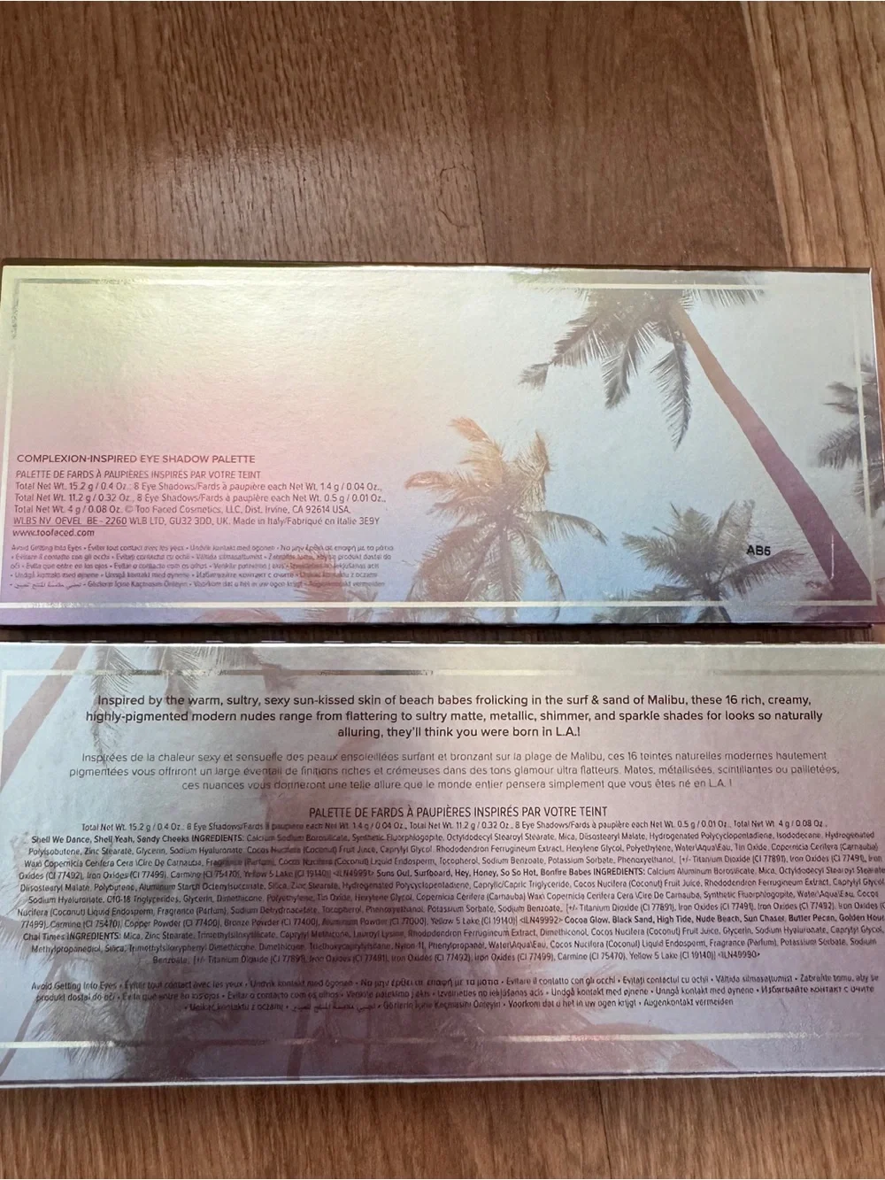 Too Faced Born This Way Sunset Stripped Eyeshadow Palette 16 Warm Sultry Shades
